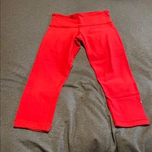 Lululemon wunder under crop leggings